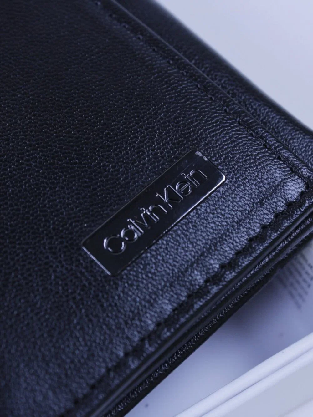 Calvin Klein Trifold Leather Wallet with RFID Protection - New in Box